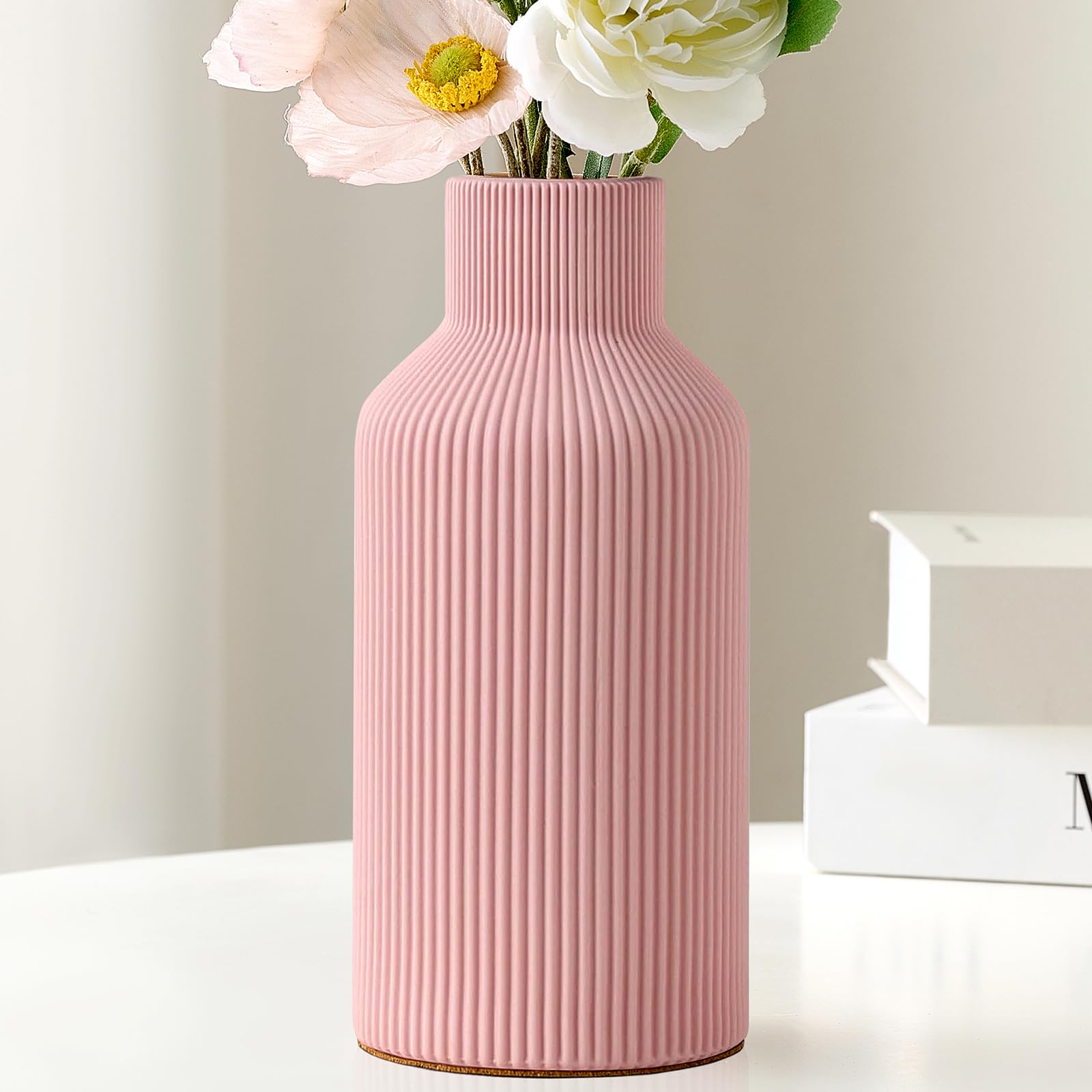 Amazon.com: Mfacoy Ceramic Flower Vase, Minimalist Decor, Modern
